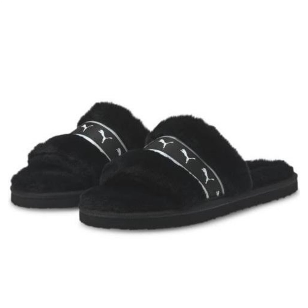 PUMA Fluff Remix Women's Shoes, Black/White